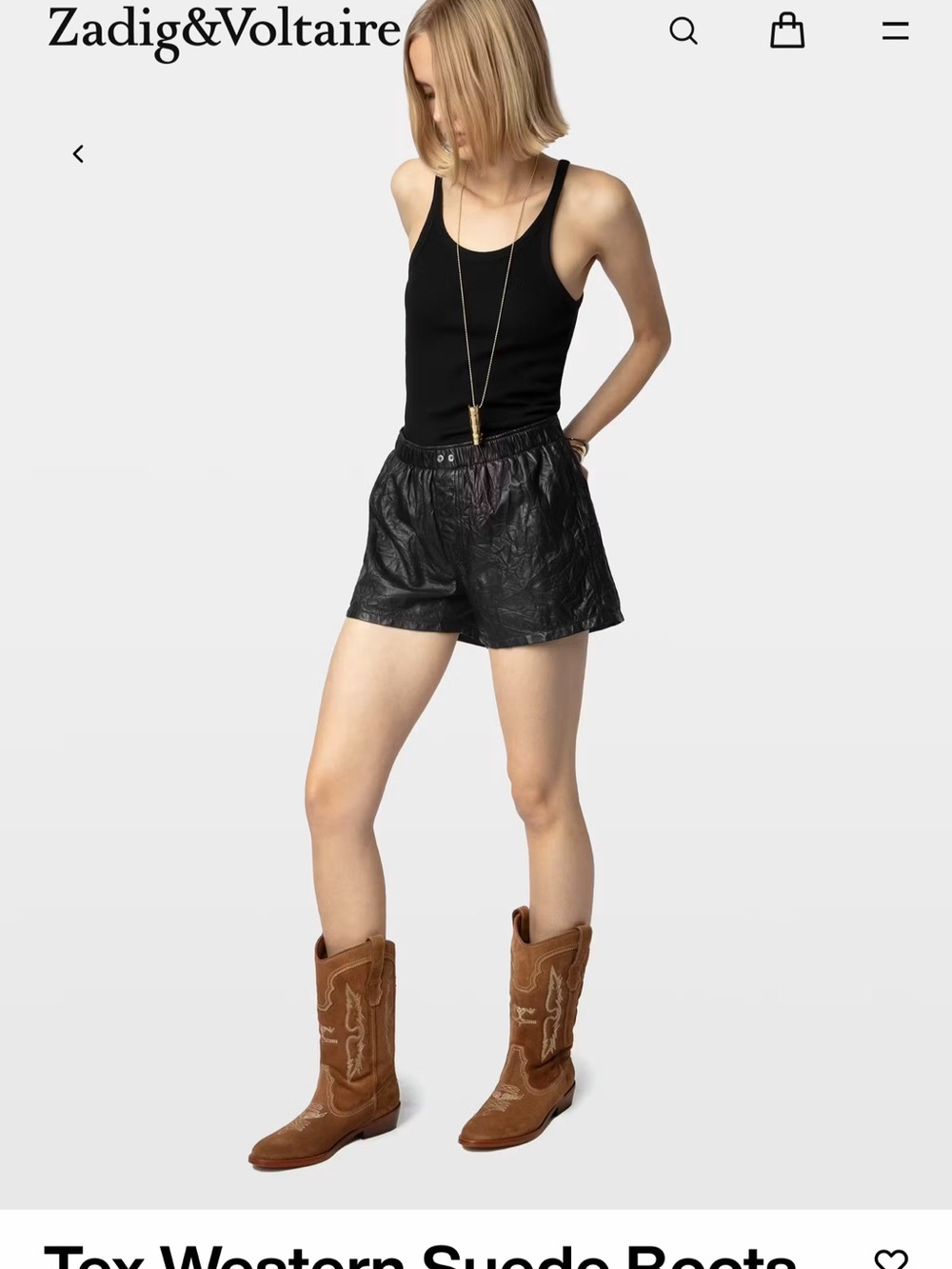 Zadig & Voltaire Western Boots in great condition